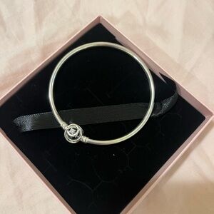 Pandora Encircled Clasp Bangle!